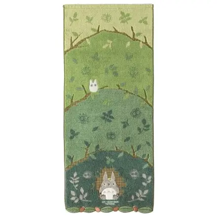 Mój Sąsiad Totoro ręcznik Totoro ukrywający się na drzewie 34 x 80 cm zdjęcie produktu