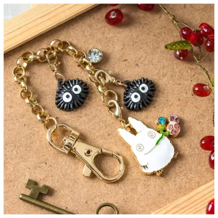 My Neighbor Totoro White Totoro & Fruits charms na łańcuszku zdjęcie produktu
