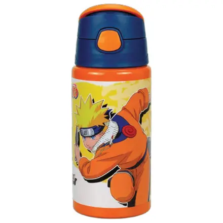 Naruto Fire Orange aluminiowa butelka na wodę ze słomką i wieszakiem 500 ml zdjęcie produktu