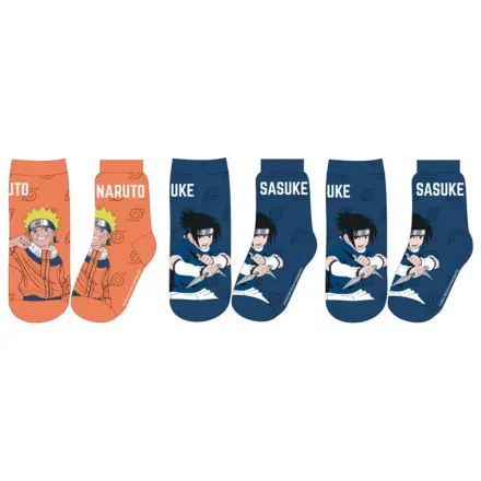 Naruto Sasuke Dziecięce Skarpetki 23/26 zdjęcie produktu