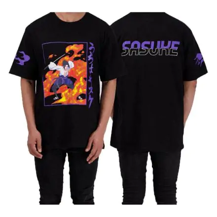 Naruto Shippuden Sasuke Flame T-shirt termékfotója