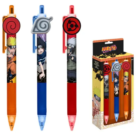 Naruto Symbol zestaw długopisów 3 szt. zdjęcie produktu