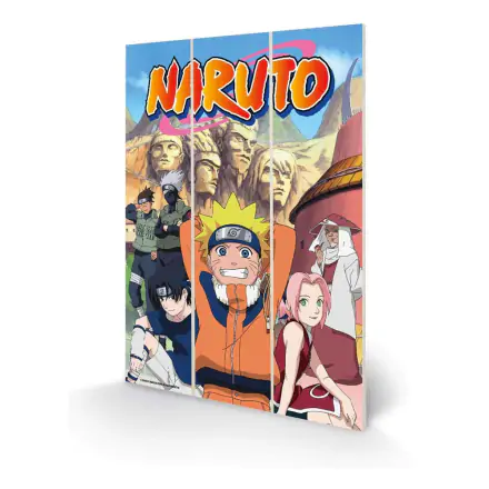 Drewniana ozdoba ścienna Naruto The Hidden Leaf Village 20 x 30 cm zdjęcie produktu