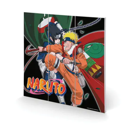 Drewniana ozdoba ścienna Naruto Training To Surpass The Other zdjęcie produktu