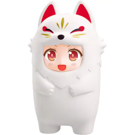 Nendoroid More Etui na Części Twarzy Kigurumi dla Figurek Nendoroid Biały Kitsune 10 cm termékfotója