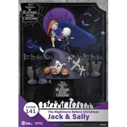 Miasteczko Halloween D-Stage PVC Diorama Jack i Sally 15 cm zdjęcie produktu