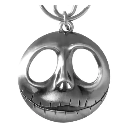 Nightmare before Christmas Metalowy brelok do kluczy Jack Head z kokardką zdjęcie produktu