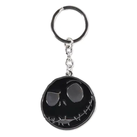 Nightmare Before Christmas Metalowy Brelok do Kluczy Twarz Jack Skellington zdjęcie produktu