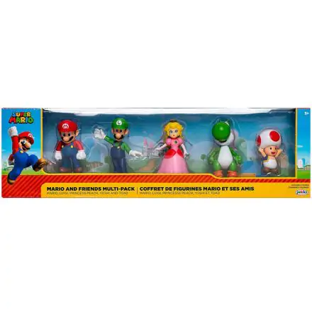 World of Nintendo Super Mario & Friends Figurki 5-elementowy zestaw pudełkowy Exclusive termékfotója