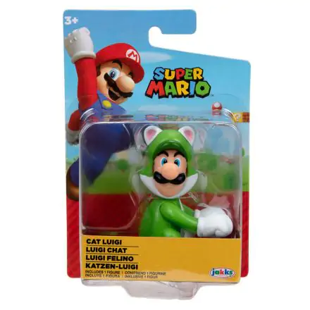 Figurka Nintendo Super Mario Cat Luigi 6,5 cm termékfotója