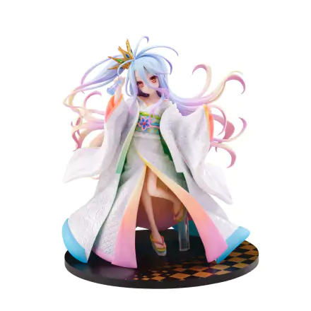 No Game no Life Figurka PVC 1/7 Shiro -Shiromuku- 23 cm termékfotója