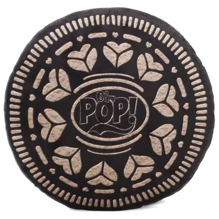 OH MY POP! Czarna poduszka w kształcie ciasteczka zdjęcie produktu