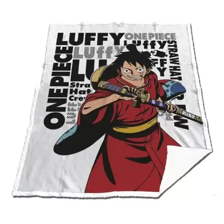 ONE PIECE Koc Sherpa 130x170cm Luffy 