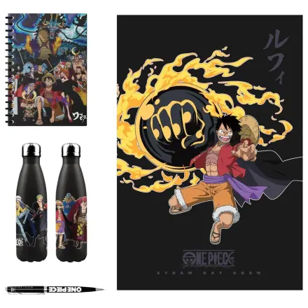 Zestaw prezentowy One Piece: Aluminiowa Butelka, Notatnik, Koc, Długopis zdjęcie produktu