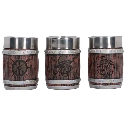 One Piece zestaw kieliszków do shota Beczka 8 cm zdjęcie produktu