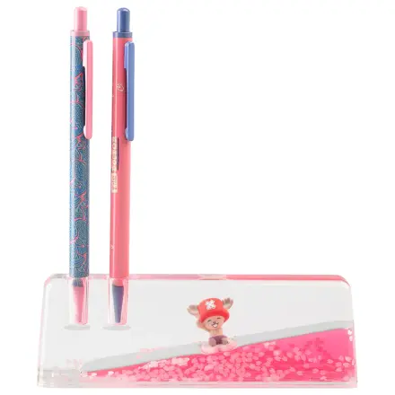 One Piece Chopper zestaw ołówka, długopisu i akrylowej podstawki zdjęcie produktu