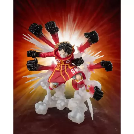 One Piece Figuarts ZERO Extra Battle Statuetka PVC Monkey D. Luffy -Gum Gum Hawk Gatling- 19 cm termékfotója