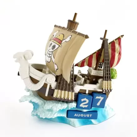 One Piece Going Merry kalendarz wieczny 3D termékfotója