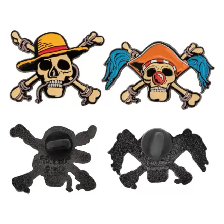 One Piece Pins 2-Pack Luffy & Buggy – 2 szt. przypinek termékfotója