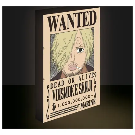 One Piece Sanji Wanted Light Canvas 40x30 cm zdjęcie produktu