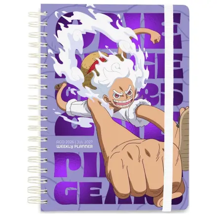 One Piece School Diary tygodniowy planer 2026/2027 Gear 5 A5 zdjęcie produktu