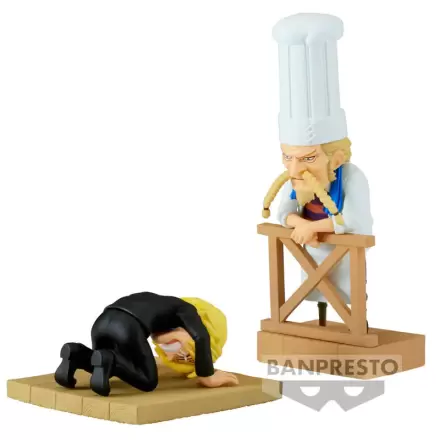 One Piece WCF Log Series Sanji & Zeff 2 world collectable figure 8cm Figurka Kolekcjonerska termékfotója