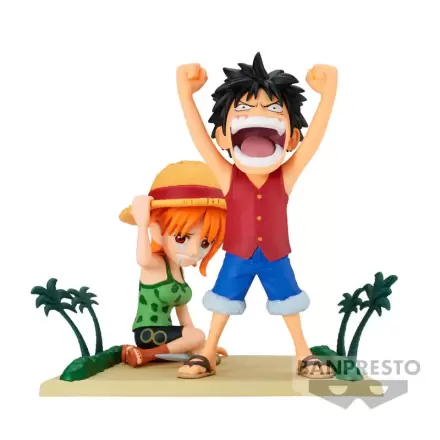 One Piece WCF Log Stories Luffy & Nami figurka 7 cm zdjęcie produktu
