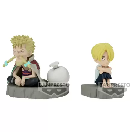 One Piece World Collectable Stories figurka Sanji & Zeff 6 cm termékfotója