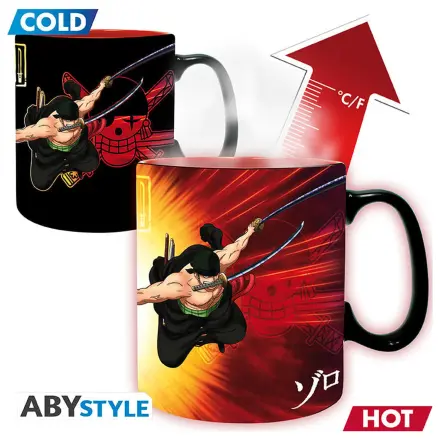 One Piece Zoro & Sanji Kubek Zmieniający Kolor Pod Wpływem Ciepła 460 ml zdjęcie produktu