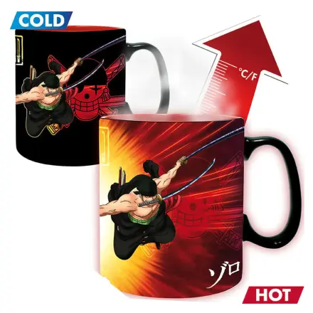 One Piece Zoro & Sanji Kubek Zmieniający Kolor Pod Wpływem Ciepła 460 ml zdjęcie produktu