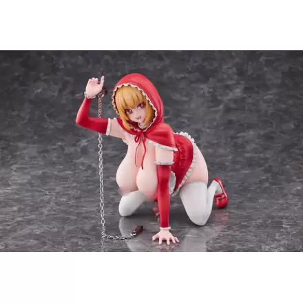 Original Character PVC Statuetka 1/5 Little Red Riding Hood And The Wolf Girl Little Red Riding Hood 21 cm zdjęcie produktu