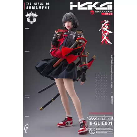 Oryginalna postać i8Toys x Gharliera Figurka Akcji 1/6 The Girls of Armament Kina Ookami 28 cm termékfotója