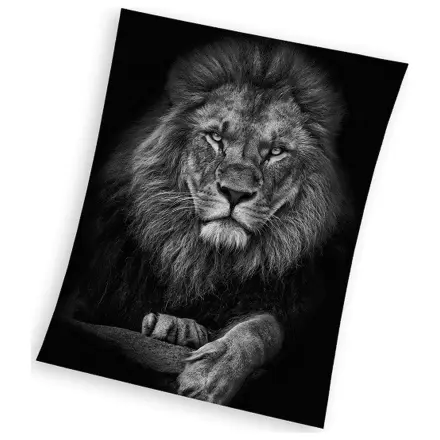 Lion Black koc polarowy 150x200cm zdjęcie produktu