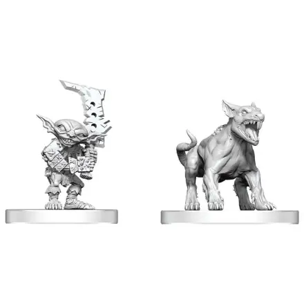Pathfinder Battles Deep Cuts Unpainted Miniature Goblin Commando i Goblin Dog 13 cm zdjęcie produktu
