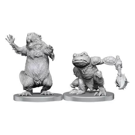 Pathfinder Deep Cuts Niepomalowane Miniaturki Boggard Scout & Castoroides zdjęcie produktu