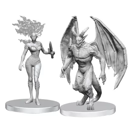 Pathfinder Deep Cuts Niepomalowane Figurki Gargulec i Shae zdjęcie produktu
