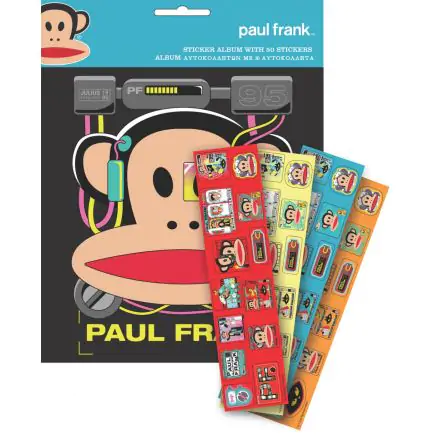 Paul Frank Album na naklejki z 50 naklejkami zdjęcie produktu