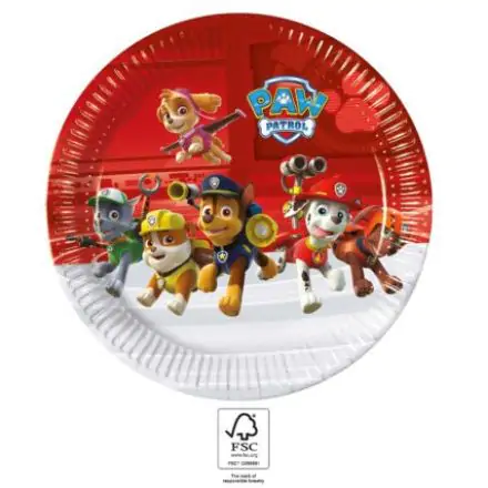 Paw Patrol Ready For Action talerzyki papierowe 8 szt. 23 cm FSC zdjęcie produktu