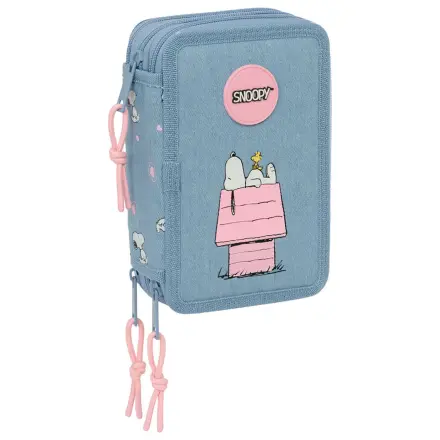 Peanuts Snoopy potrójny piórnik 37 szt. zdjęcie produktu