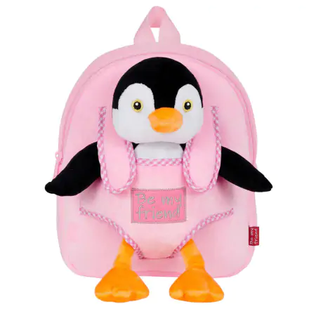 Plecak dwustronny Peggie Penguin z pluszową zabawką 27cm zdjęcie produktu
