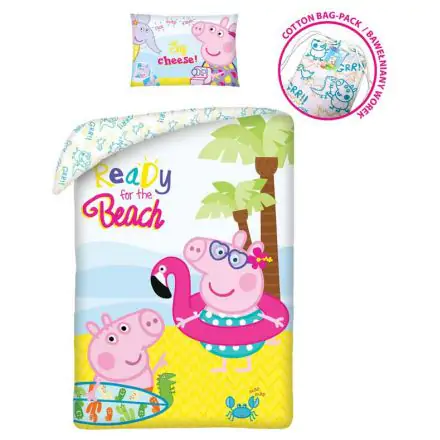Peppa Pig komplet poszwy na kołdrę 140x200cm, 70x90cm zdjęcie produktu