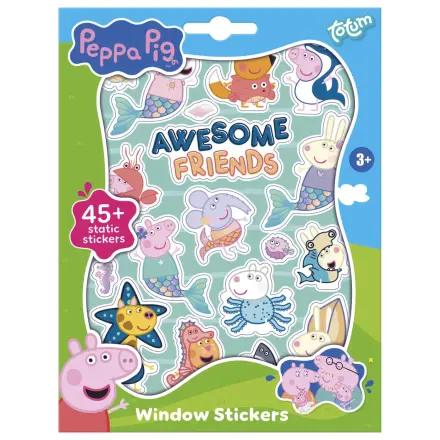 Peppa Pig Awesome Friends zestaw naklejek okiennych zdjęcie produktu