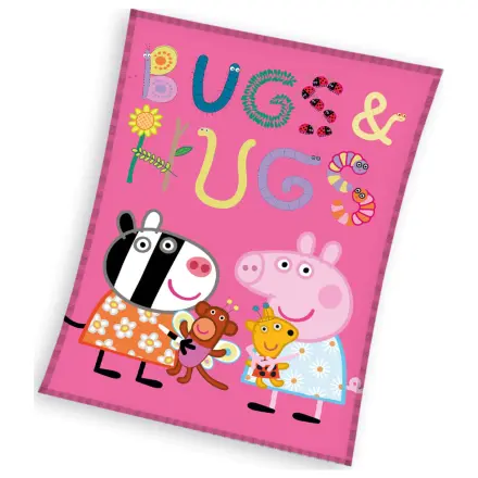 Peppa Pig Bugs&Hugs koc polarowy zdjęcie produktu