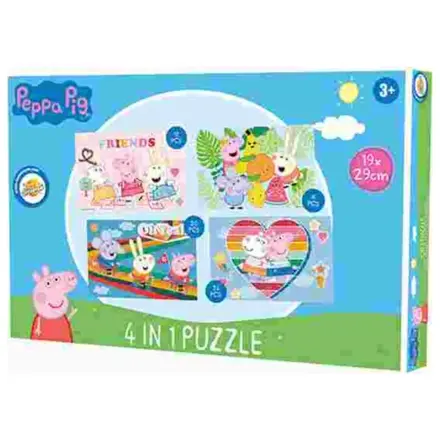 Peppa Pig Friends 4-w-1 Puzzle zdjęcie produktu
