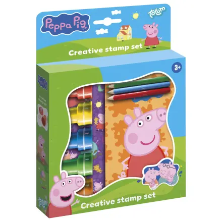 Peppa Pig Happiness Zestaw Kreatywny ze Stemplami zdjęcie produktu