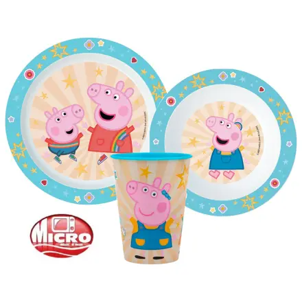 Zestaw naczyń Peppa Pig Kindness, zestaw micro plastic, z kubkiem 260 ml zdjęcie produktu