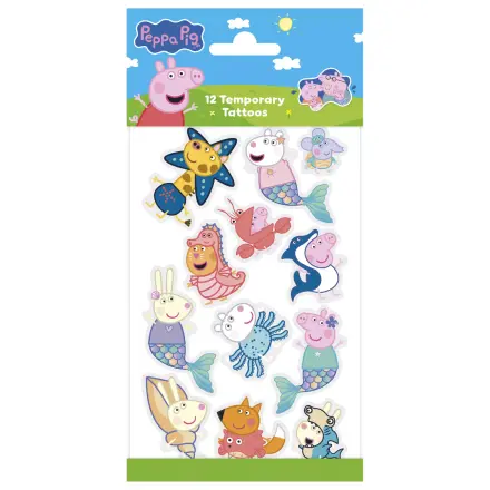 Peppa Pig Mermaid Tatuaż 12 sztuk zdjęcie produktu