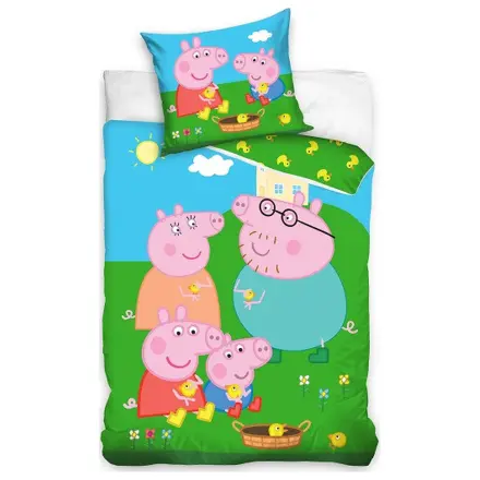 Peppa Pig Piggy Family Poszwa na kołdrę zdjęcie produktu
