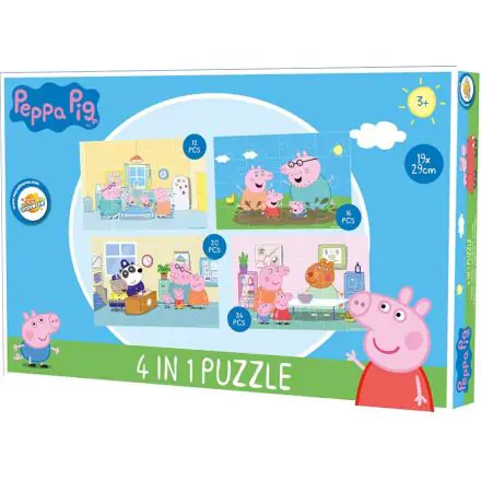 Peppa Pig 4-w-1 układanka Jigsaw Puzzle zdjęcie produktu