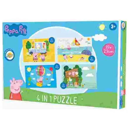 Peppa Pig Letnie Puzzle 4 w 1 zdjęcie produktu